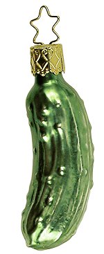 Gurken - Pickle Ornament<br>Inge-glas of Germany